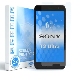 EAZY CASE 3x szkło ochronne na wyświetlacz do Sony Xperia T2 Ultra szkło ochronne folia szklana 9H - Zdjęcie 1 z 5