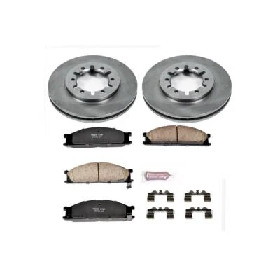 Kit de frenos de disco PowerStop - Delantero - Se adapta a Nissan Frontier 1998-2004 OE Stock Reemplazo Foto 1 de 4