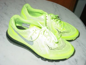 2013 Nike Air Max 2014 Volt/Medium Mint/Electric Green Youth Shoes! Size 7Y - Picture 1 of 14