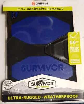 Griffin Technology Griffin Survivor At Air2/pro9.7 Blk/blu (LOC TUB L-49) - Image 1 of 2