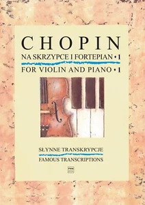 Famous Transcriptions for violin and Piano Book 1 Frederic Chopin - Picture 1 of 1