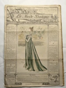 La Mode Pratique 1903 Fashion Newspaper from Paris France French - Picture 1 of 10