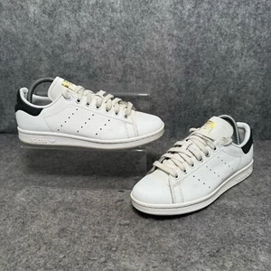Adidas Entrenadores Mujer Talla UK 5 Stan Smith Blanco Negro Dorado Originales 2022 Bajo - Imagen 1 de 12