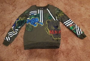 Excellent KENZO Kid SWEATER Grey 12A/152 SZ Gorgeous stylish  Gorgeous (like new - Picture 1 of 10