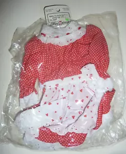 NOS Fibre Craft Mrs Claus Outfit Dress Fits 13" Doll No. 3237 S-13 - Picture 1 of 4