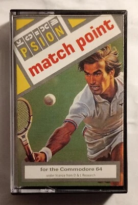 MATCH POINT - Psion original - Commodore 64 C64 C128 - TESTED See photos - Image 1 of 4