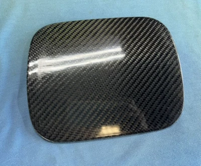 Cubierta de tapa de combustible de fibra de carbono negra JDM Lexus IS300 genuino Toyota Altezza 01-05 Foto 1 de 4