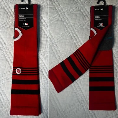 $23.99 Men’s XL Stance Cincinnati Reds Diamond Pro OTC Socks Baseball MLB ⚾️ - Image 1 of 4