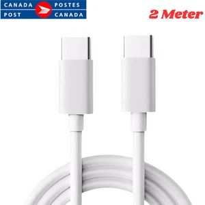USB Type C to USB C 3.1 3A Charging Data Cable For Samsung MacbookPro iPhone 15 - Picture 1 of 12