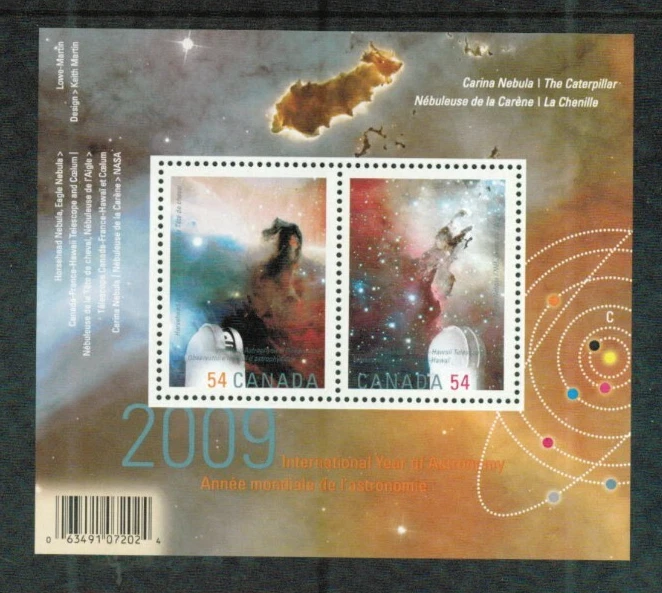 Canadá Scott 2323c - Año Internacional de la Astronomía - 2009 Foto 1 de 1