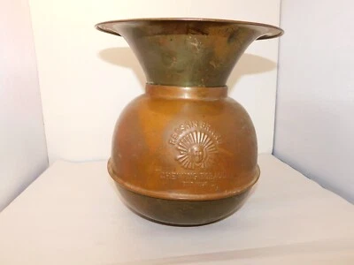 Tapón de corte de tabaco para masticar marca Redskin de colección cuchara de latón pátina original  Foto 1 de 3