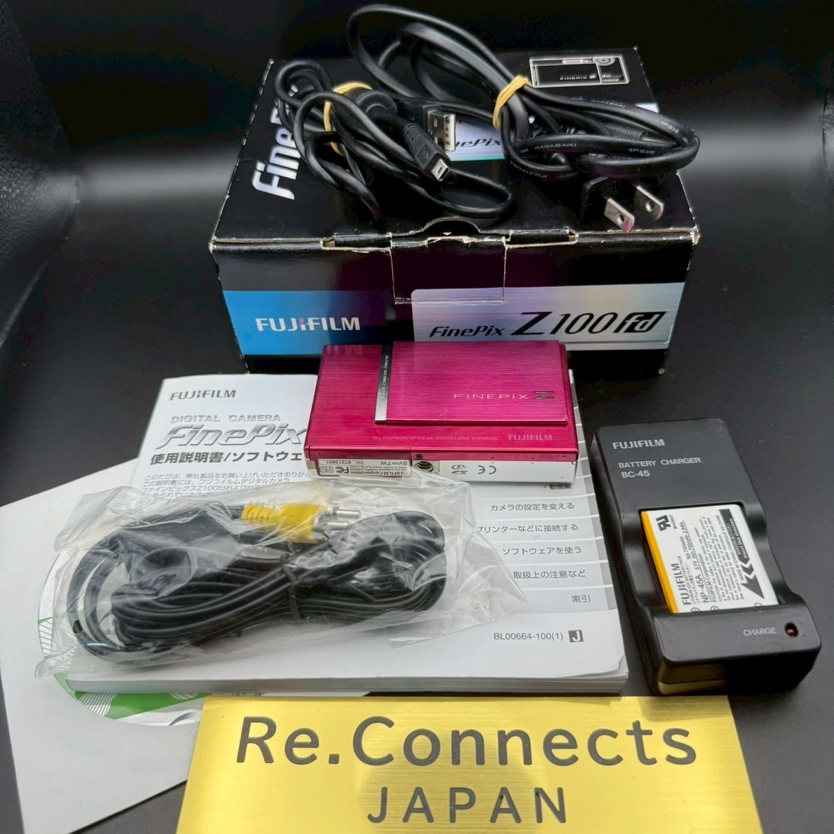 FUJIFILM FinePix Z100fd Pink 8.0MP Digital Camera FROM JAPAN