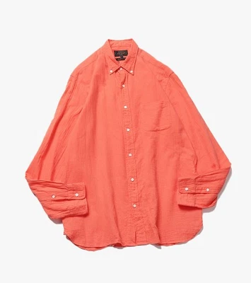 BEAMS PLUS 23SS DOUBLE GAUZE BUTTON DOWN SHIRT JAPAN RELAXED FIT LIGHT POCKET - Image 1 of 4