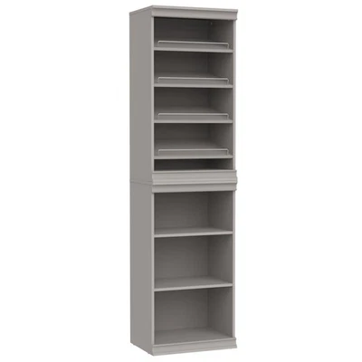 Modular Storage 21.38-inch W 7-Shelf Wood Closet System with Shoe Storage, Sm... - Image 1 of 4