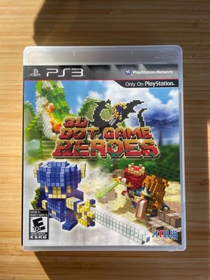 3D 点游戏英雄(索尼 PlayStation 3,2010)美国 PS3 完整带手动 CIB Atlus — 第 1/3 张图片