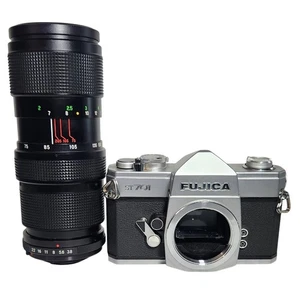 Cámara fotográfica Fujica ST701 probada 35 mm vintage con lente Vivitar 75-205 mm  - Imagen 1 de 12