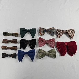 Vintage 1950s-70s Clip-on Bow Ties Lot Of 12 Wembley Ormond Colonel USA READ⬇ - Picture 1 of 18