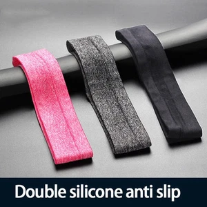 Elastic Sports Headband Sweatband for Men Women Gym Running Basketball Fitness - Picture 1 of 15