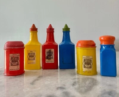 Lote de botellas vintage de cristalería Gemco despensa Foto 1 de 4