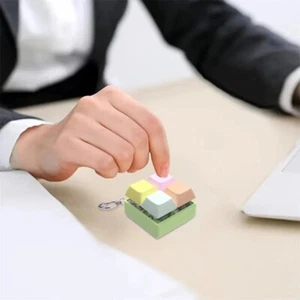 4 Schlüssel Fidget Schlüssel anhänger Tastatur Schlüssel bund - Photo 1/7