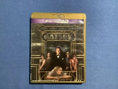 The Great Gatsby - Blu-ray 3D + Blu-Ray + UV Region B W/ Holograph Movie VGC - Image 1 of 2