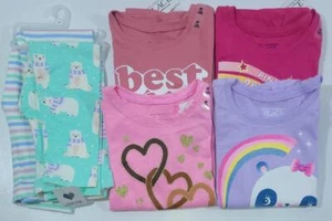 NEW LOT 6 YOUTH TODDLER GIRLS THE CHILDRENS PLACE LONG SLEEVE SHIRTS LEGGINGS 4T - Picture 1 of 1