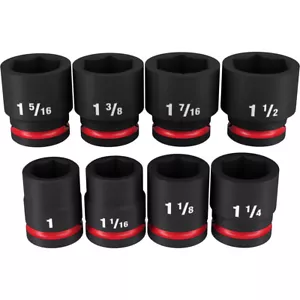 Milwaukee Tool 49-66-7017 8 Piece 3/4 Drive SAE Standard 6 Point Socket Set - Picture 1 of 1