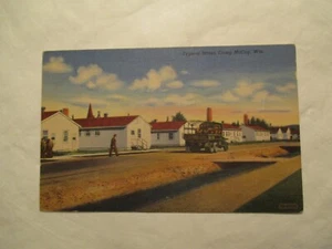 Camp McCoy Wisconsin typische Straße WI Postkarte - Bild 1 von 2