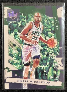 2021-22 Panini Court Kings Holofoil SP #’d /75 Khris Middleton #32