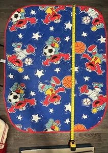 Elmo Toddler Bed Quilt, Sports Themed, Fits Crib Mattress - Picture 1 of 2