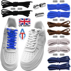 No Tie Shoe Laces for Adult Kid Elastic Trainer laces Lazy Easy No-tie Shoelaces - Picture 1 of 25