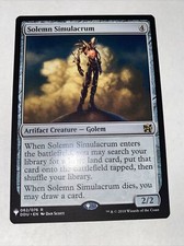 MTG Solemn Simulacrum Mystery Booster Duel Decks: Elves vs. Inventors 62/76 M/NM
