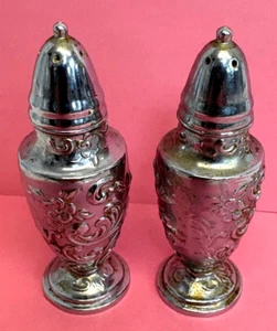 Vintage Poole Silber Salz und Pfefferstreuer - Bild 1 von 3