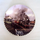 Bradford Exchange Steam Train Ltd Edition Plate Times Past 'Evening Local April'