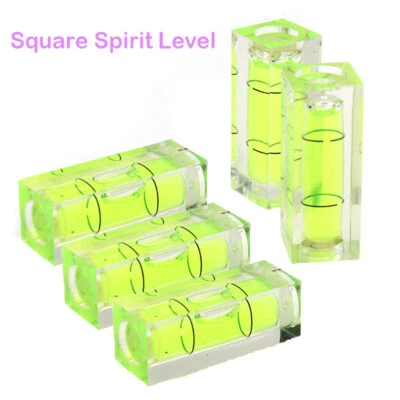 5-10pcs Small Spirit Level Bubble Mini Square Levelling Building Vials Measuring - Image 1 of 4