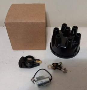 Ignition Tune-Up Kit for Ford 6 Cylinder 1948-1967 Points Condenser Cap Rotor - Picture 1 of 9