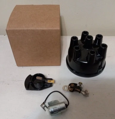 Ignition Tune-Up Kit for Ford 6 Cylinder 1948-1967 Points Condenser Cap Rotor - Image 1 of 4
