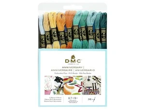 DMC Embroidery Floss Pack 36 Skeins Colorfast Mercerized Cotton YARN - Picture 1 of 3