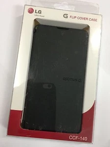 LG Optimus G Fitted Flip Cover Case CCF-140 in Black Original Brand New & Sealed - Picture 1 of 5