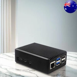 Case with Cooling Fan Reusable Metal Shell Cooling Enclosure for Raspbery Pi 5 - Afbeelding 1 van 11