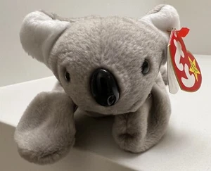 Original TY Beanie Baby 29 Jahre alt!🐨"MEL"🐨 1996 5/6 Gen Etikett PVC ohne Stempel Neu mit Etikett - Bild 1 von 17