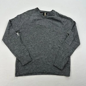 Victorinox sweater mens large gray heather v neck long sleeve swiss army vented - Picture 1 of 12