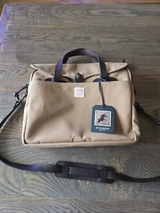 Filson Rugged Twill Original Briefcase 256 - Tan - NWT - Picture 1 of 9