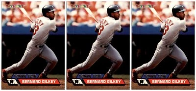 (3) 1993 Stadium Club Toys 'R' Us #81 Bernard Gilkey Cardinals Card Lot - Изображение 1 из 2