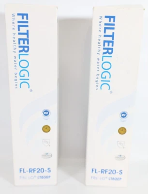 FilterLogic NSF 53&42 Refrigerator Water Filter - FL-RF20-S for LG LT800P - Image 1 of 3