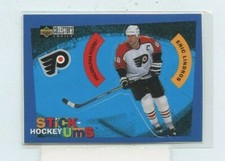 ERIC LINDROS 1997-98 Upper Deck Collector's Choice Stick'Ums #S10 Flyers