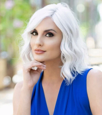 Peluca EMMA de ENVY, *¡TODOS LOS COLORES!* Mezcla EnvyHair, pieza mono, frente de encaje, ¡NUEVO! Foto 1 de 4