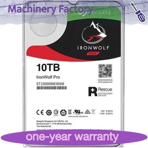 Seagate IronWolf Pro ST10000NE0008 7200 RPM 10 TB 256 MB de caché SATA 6,0 Gb/s 3,5" - Imagen 1 de 5