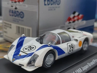 EBBRO 43636 1:43 PORSCHE 906 JAPÓN GRAN PREMIO 1968 Nº COCHE MODELO DIE CAST 29 Foto 1 de 4