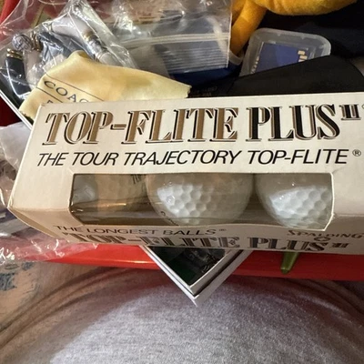 Novo 1996 Top-Flite Plus The Tour Trajectory bolas de golfe caixa de 3 - Imagem 1 de 4
